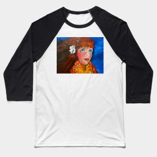 Hula - Sweet Blue Eyed Leilani Baseball T-Shirt